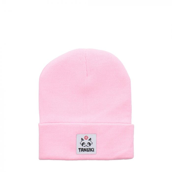 tanuki caps pastel pink