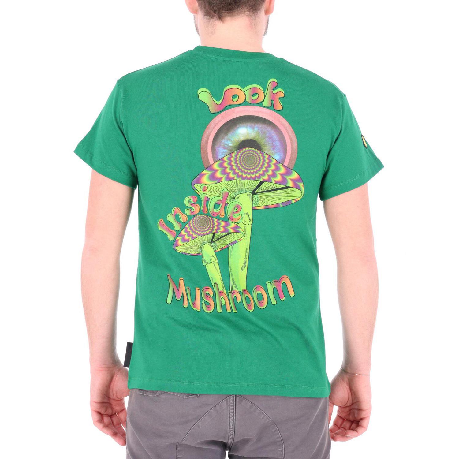 Mushroom T-shirt M/m Look Inside GREEN