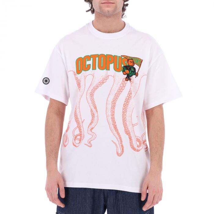octopus t-shirt white