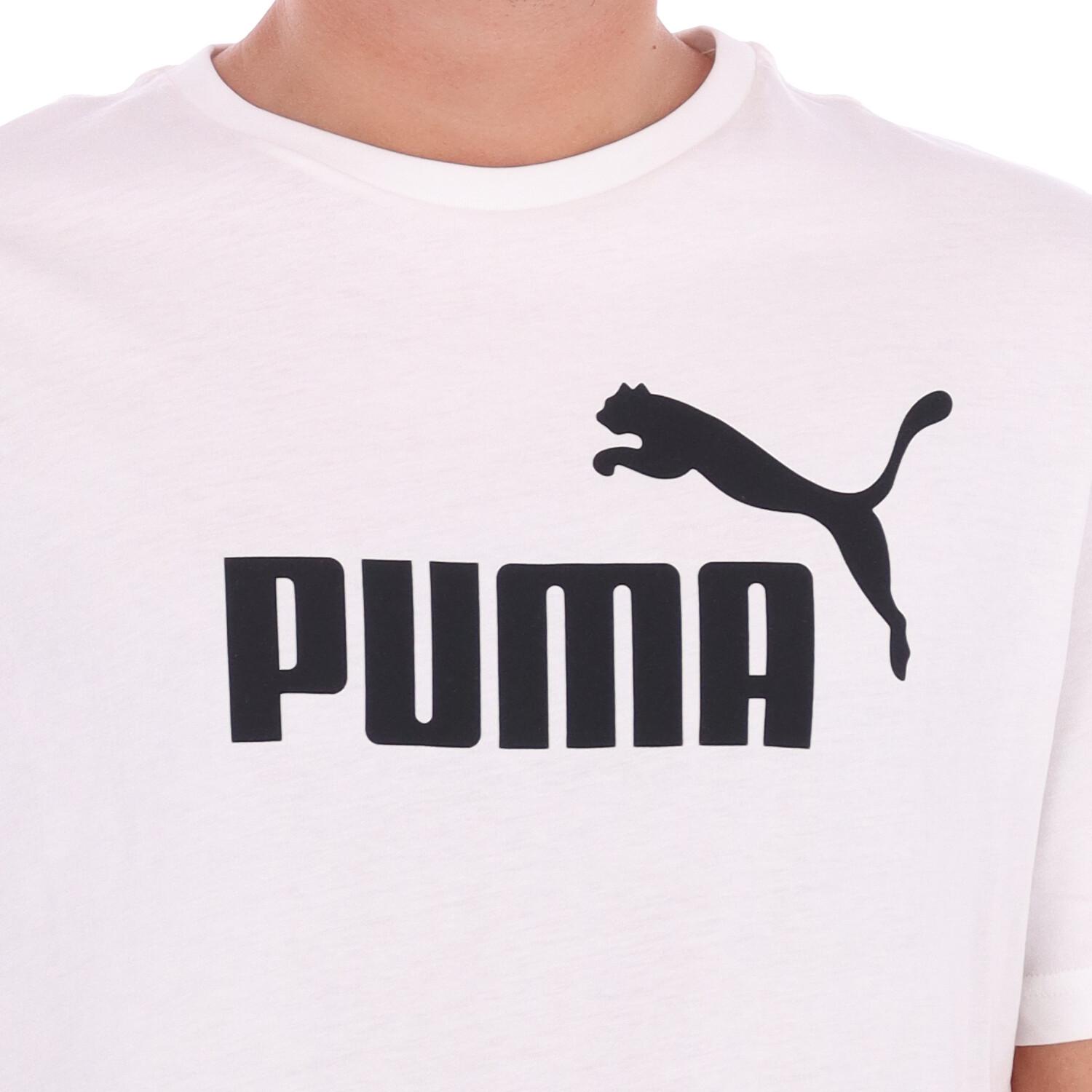 Puma Ess Logo Tee Puma white