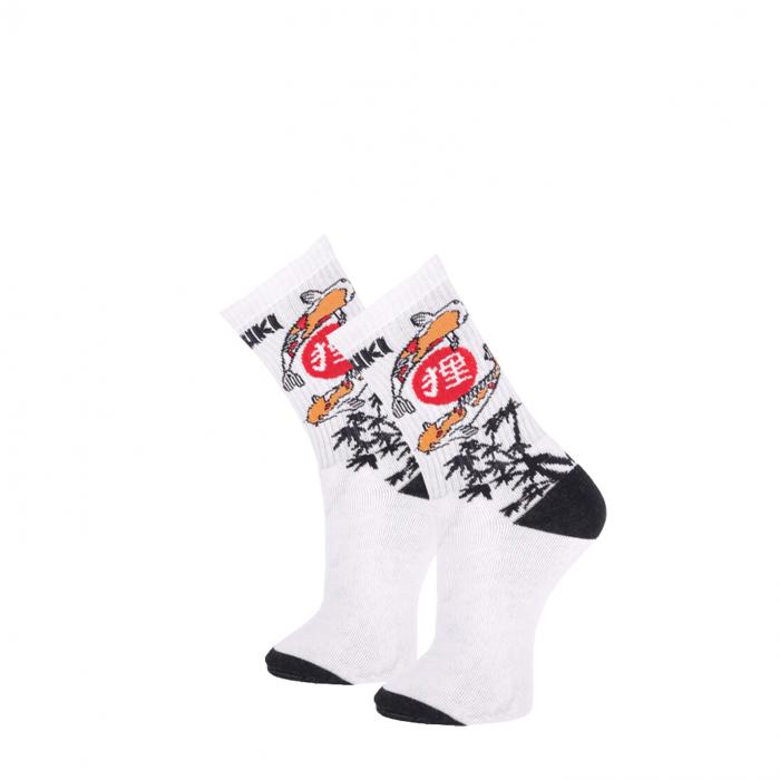 tanuki socks white black