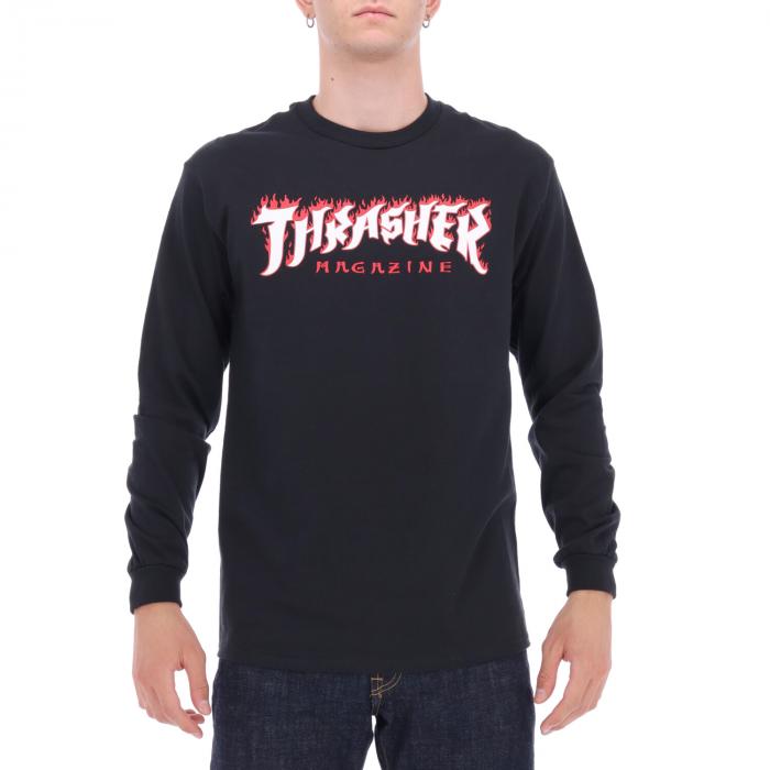 thrasher t-shirt black