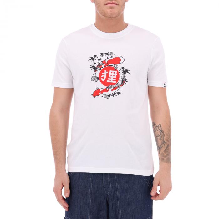 tanuki t-shirt maniche corte white
