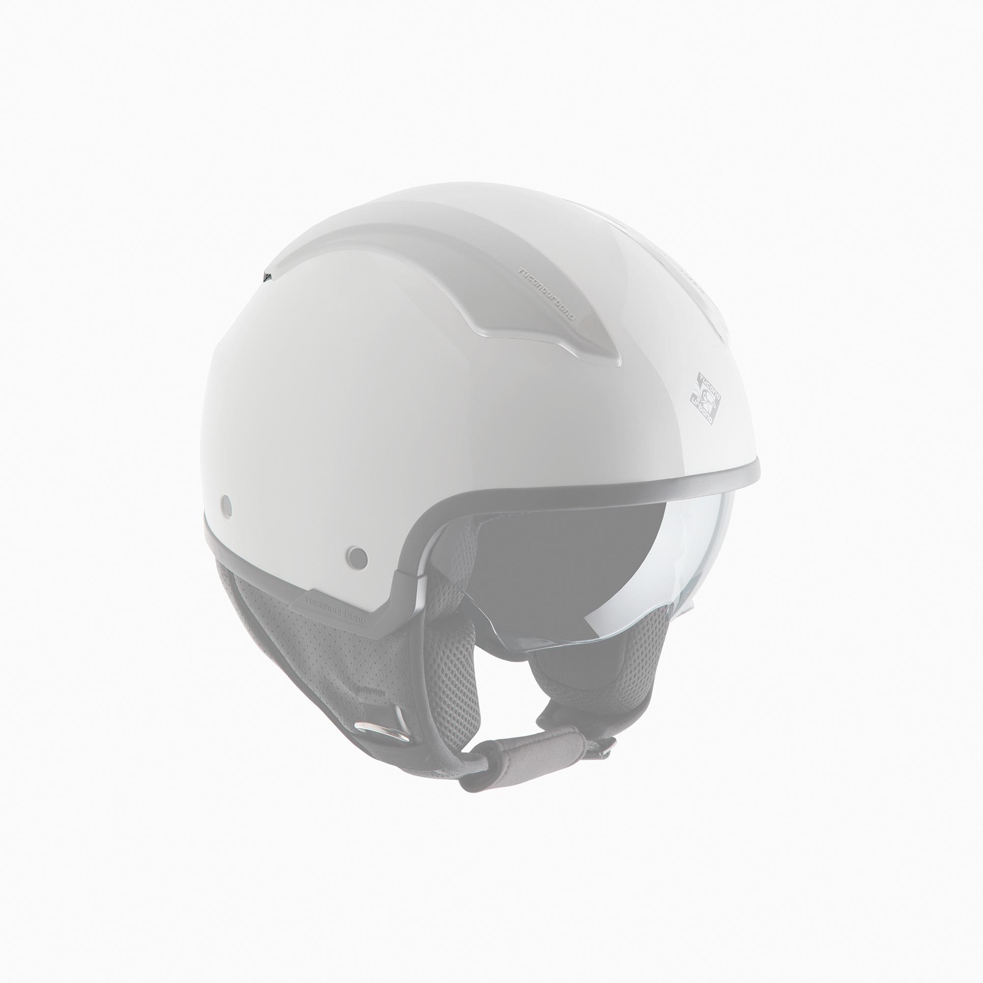 Air–ventilation Covering For El'fresh And El'top Helmet Glossy Ice White Tucano Urbano