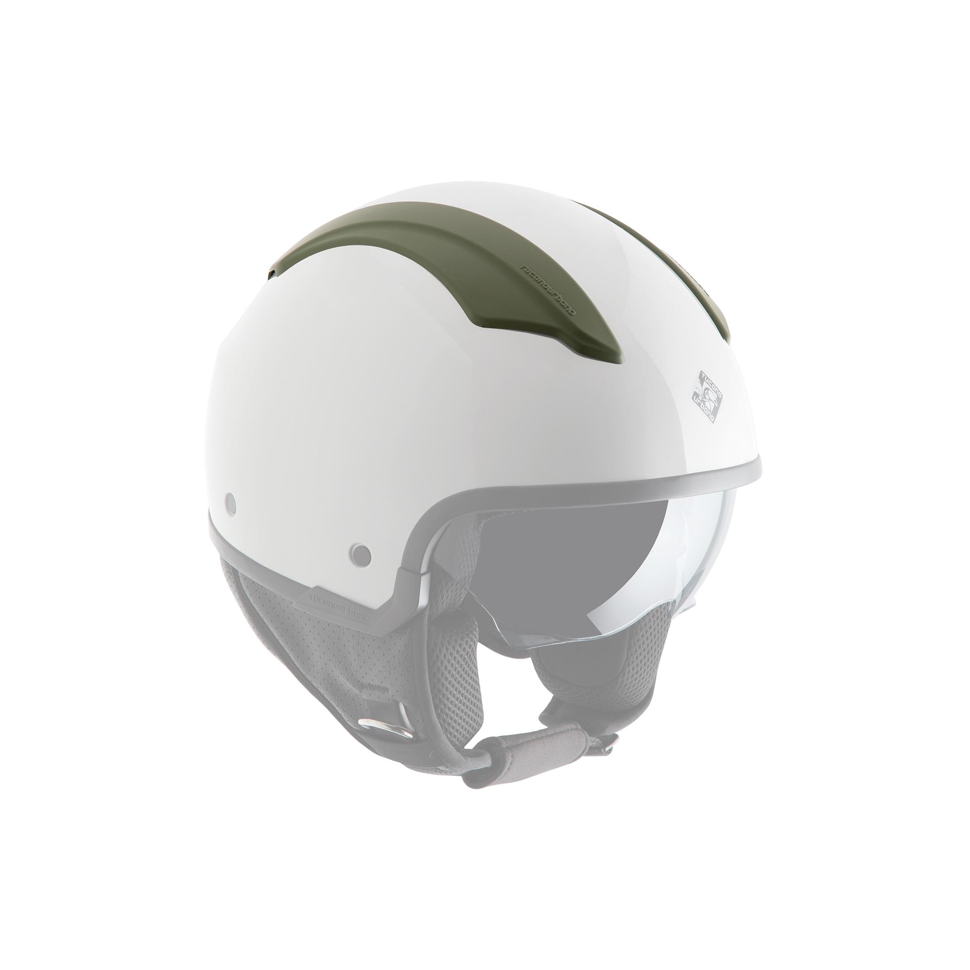 Air–ventilation Covering For El'fresh And El'top Helmet Matte Airborne Green Tucano Urbano