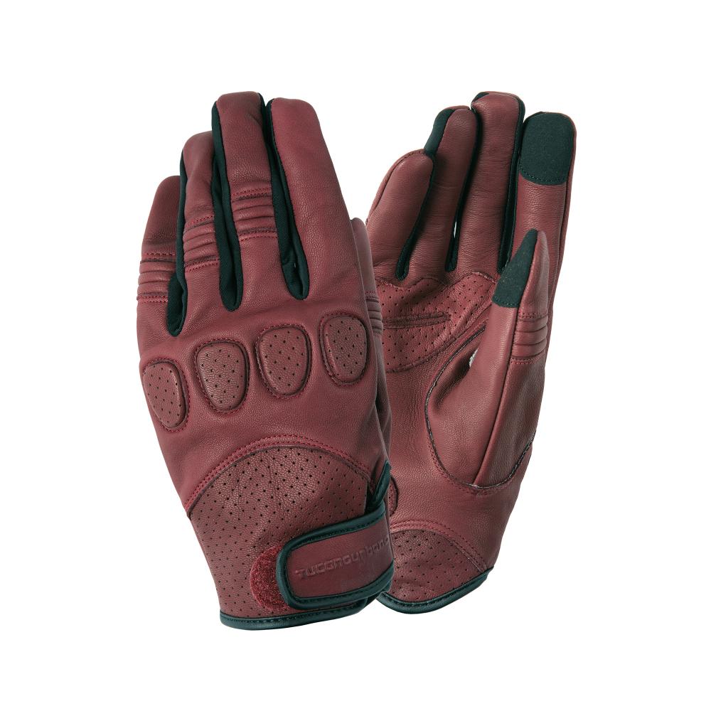 tucano urbano gloves burgundy red