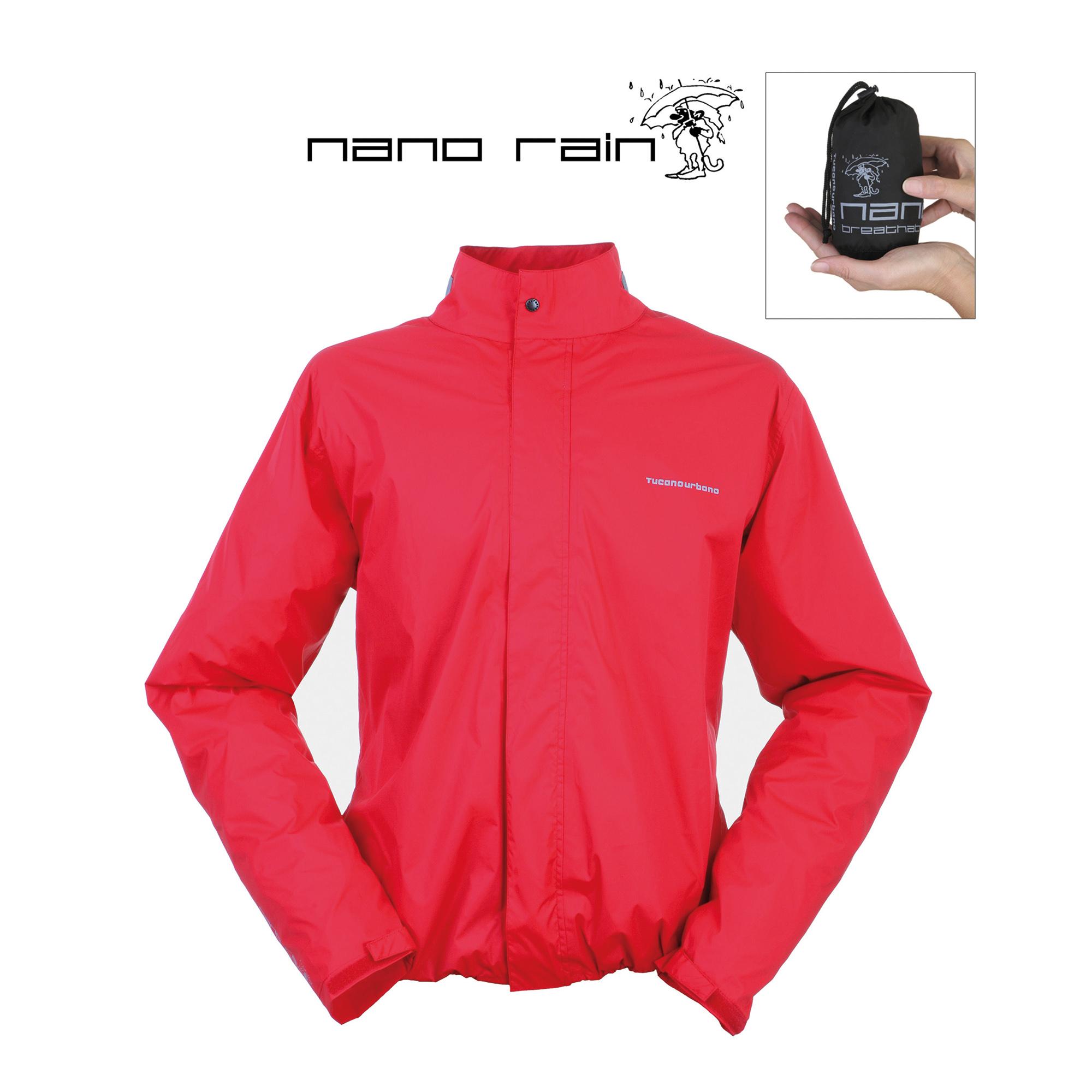 Nano Rain Jacket Rosso 