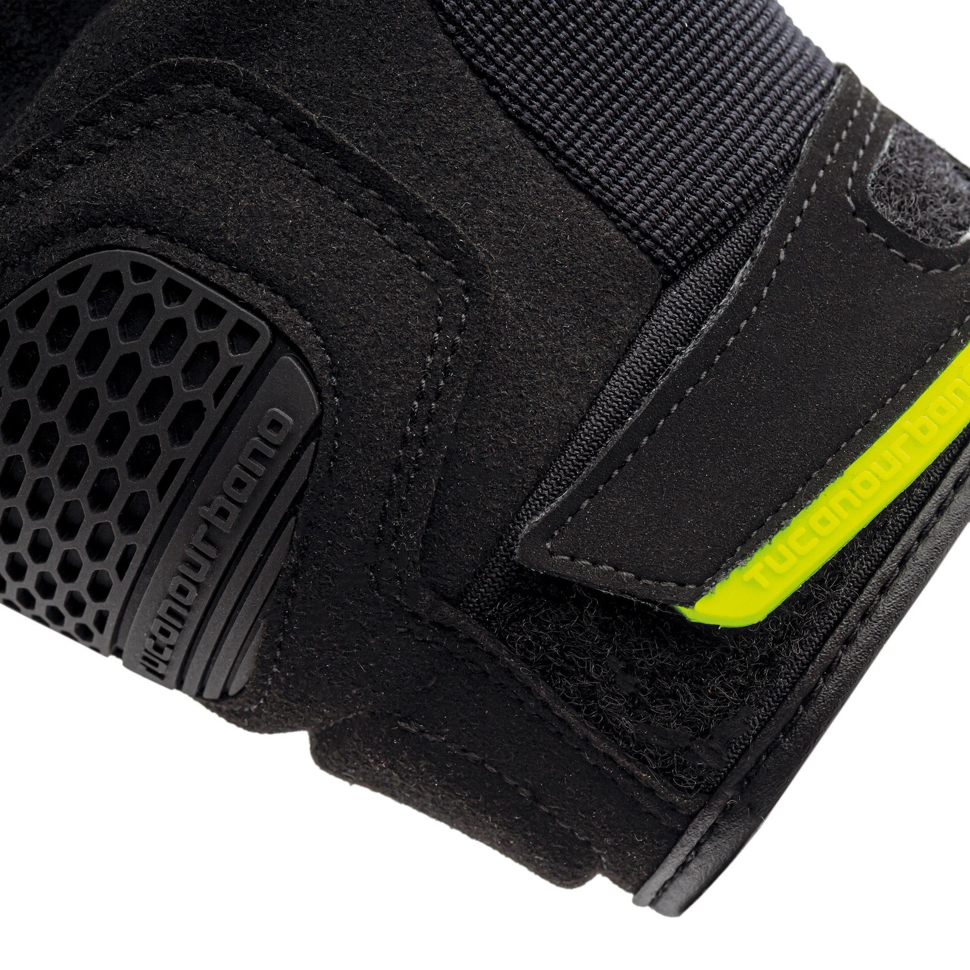 Stacca Gloves Black–Fluorescent Yellow Tucano Urbano