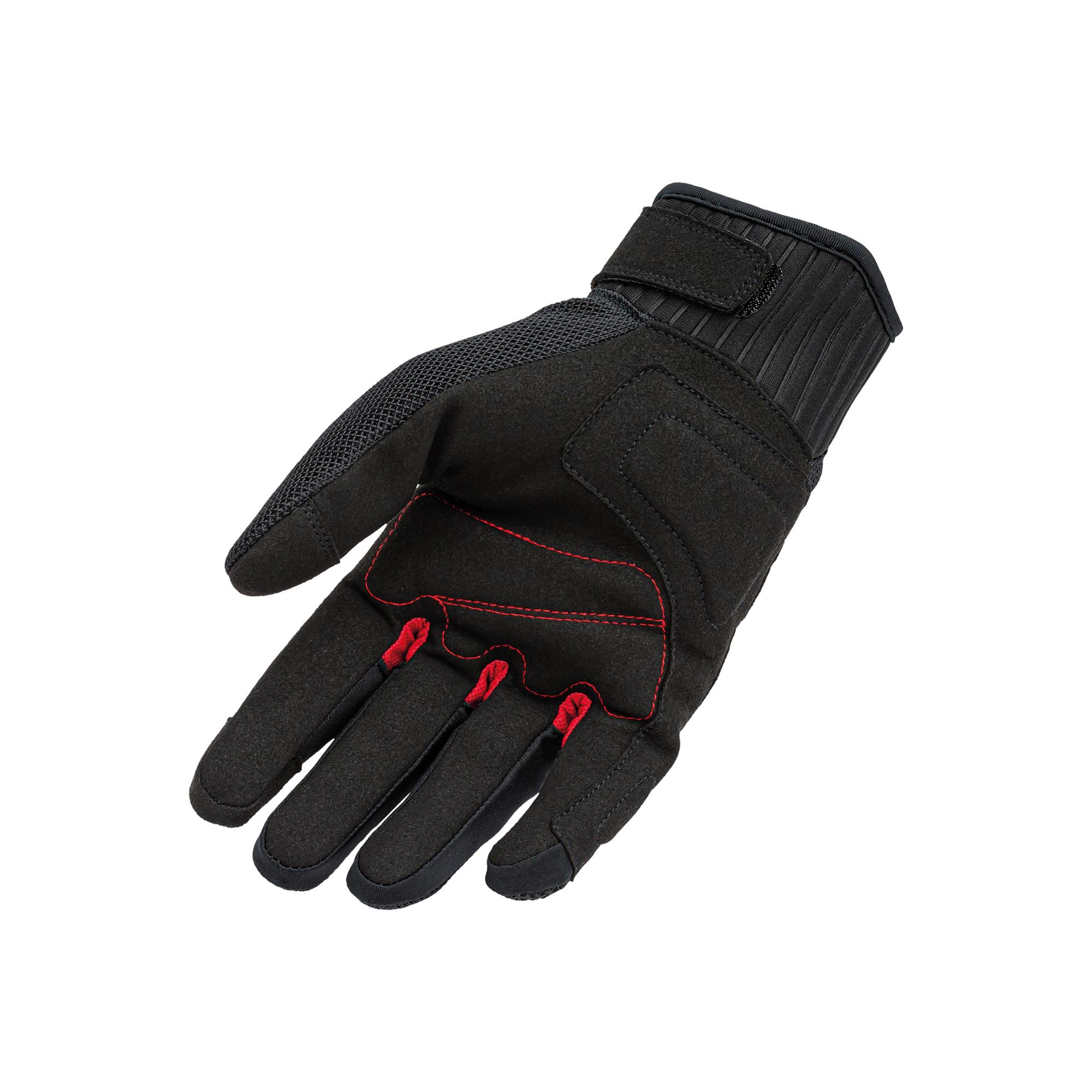 Penna Mesh Gloves Black–Red 