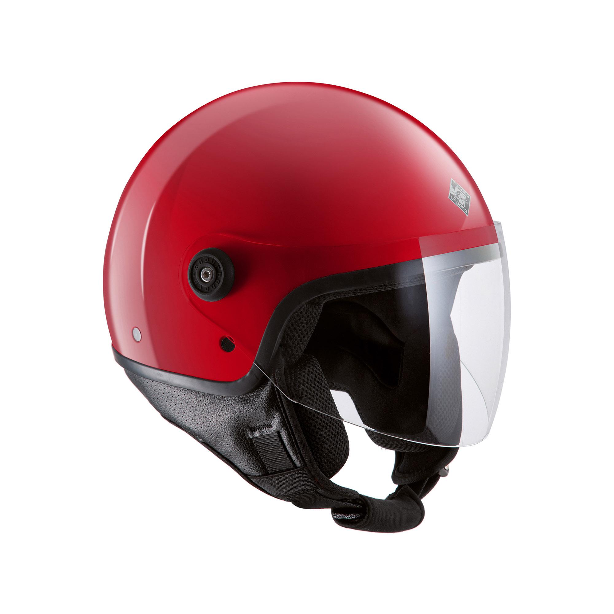 El'jettin Demi–jet Helmet Glossy Primavera Red Tucano Urbano