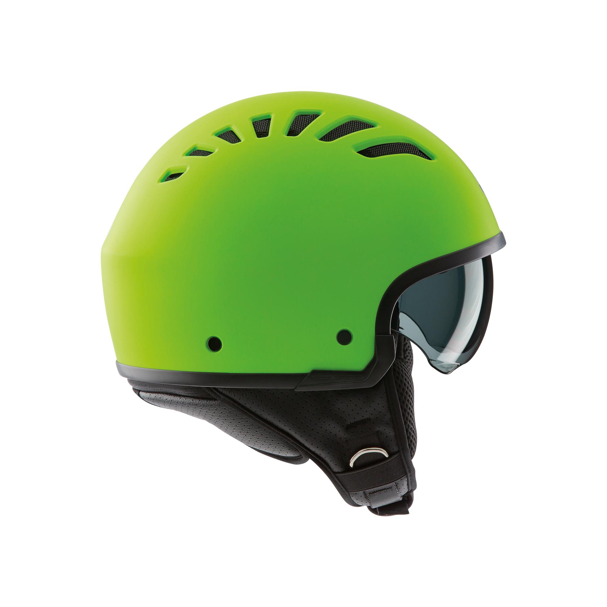 El'fresh Demi–jet Helmet Matte Granny Green 