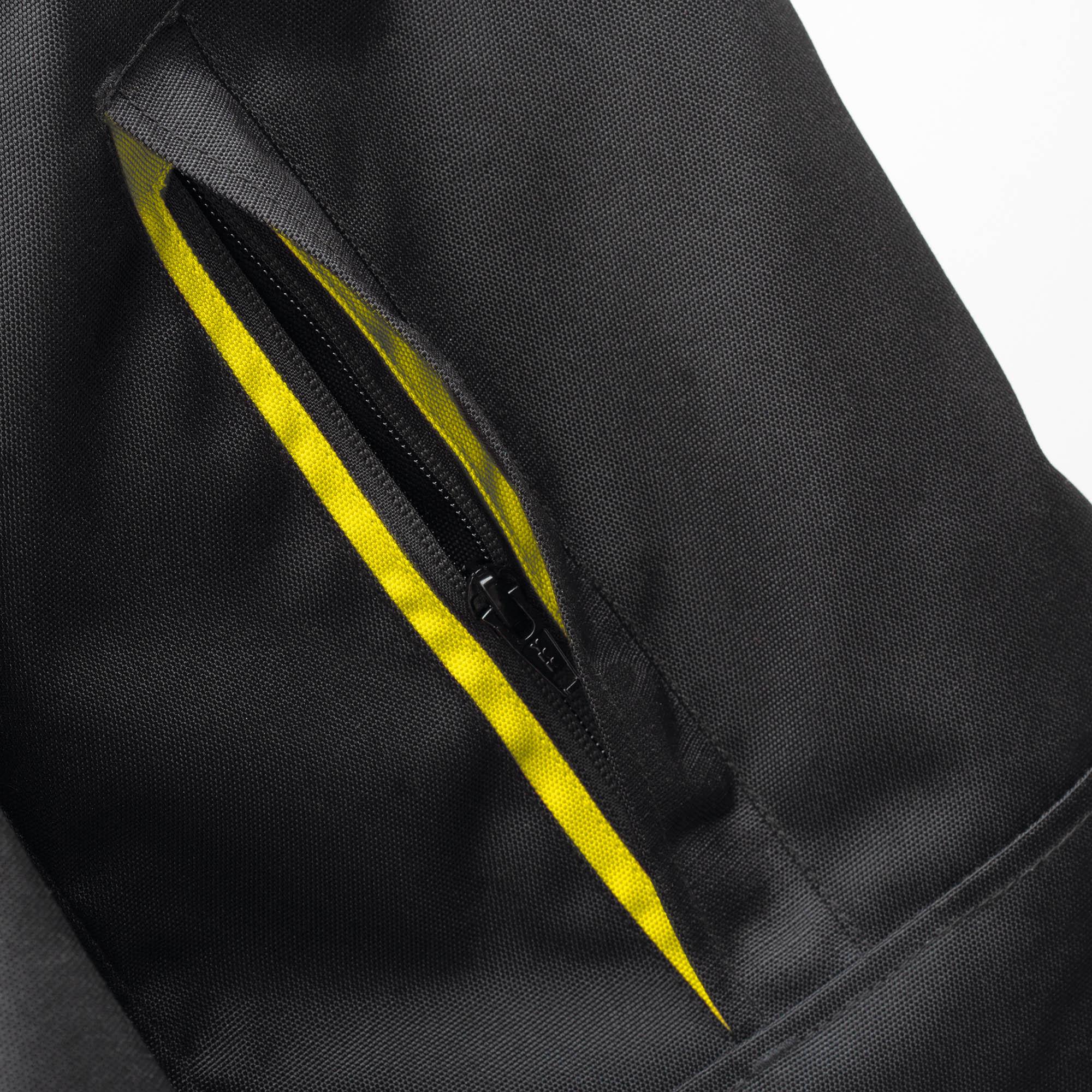 Rocket Jacket Black–Fluorescent Yellow 
