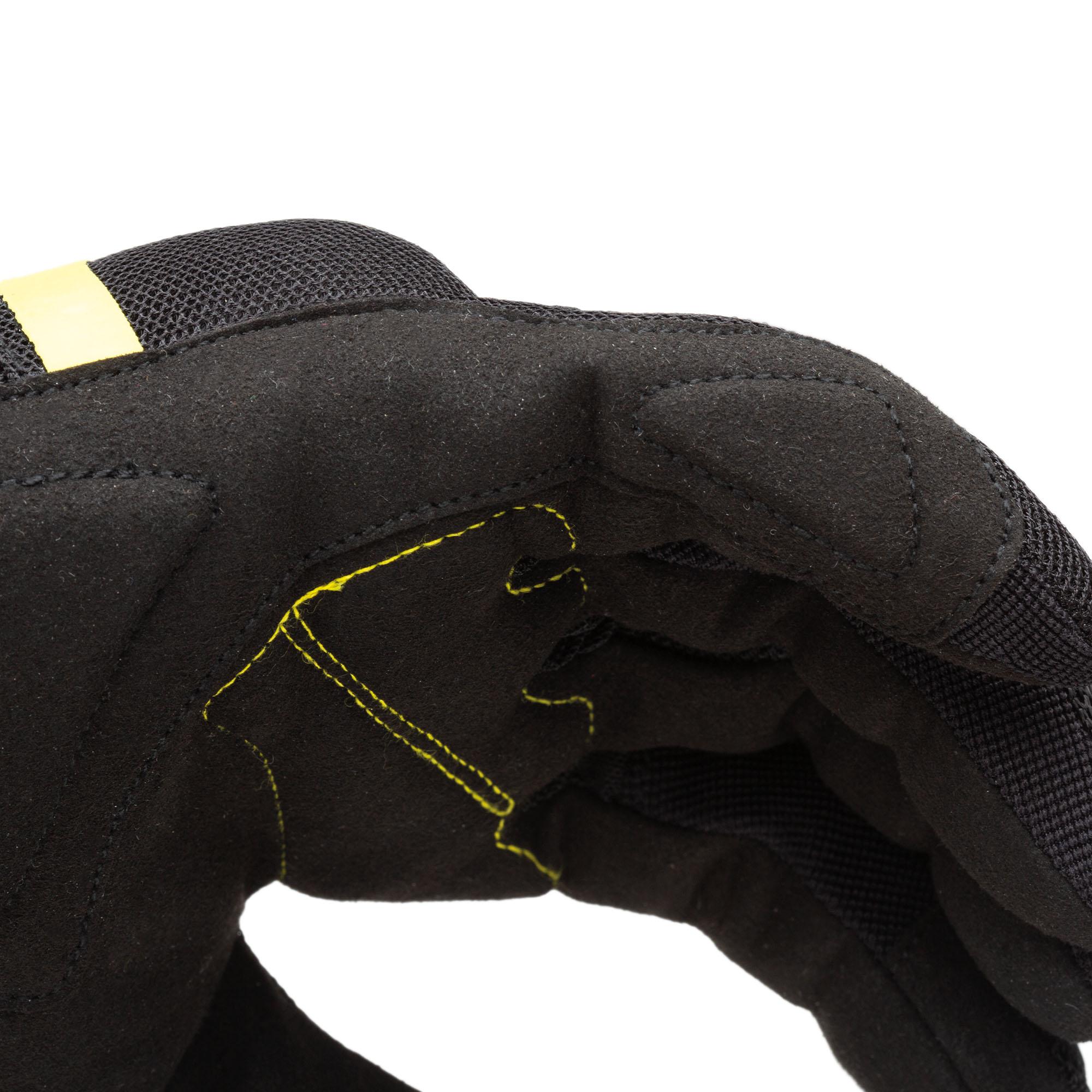Penna Mesh Gloves Black–Toucan Yellow 